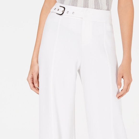 pants with side belt